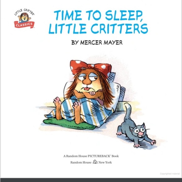 Time to Sleep Little Critters By Mercer Mayer- 2 Books In One - Picture 2 of 5